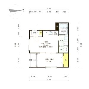 ハーモニーテラス林寺VIIの間取り図