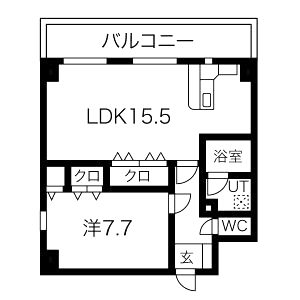グランデフィオーレの間取り図