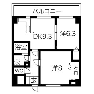 グランデフィオーレの間取り図