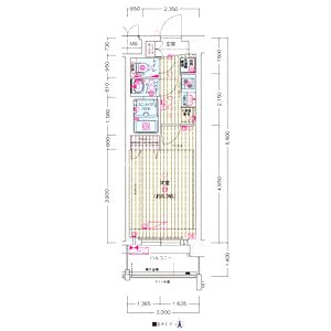 ソルテラス京都西大路 郁の間取り図