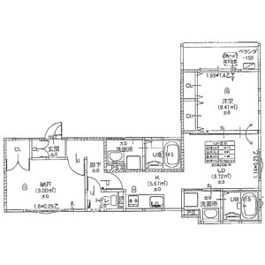 Solvida吹田の間取り図