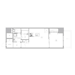 南堀江アパートメントシエロの間取り図