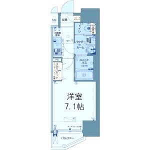 インザグレイス新大阪ソレアードの間取り図