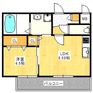 KTIレジデンス寺田IIの間取り図