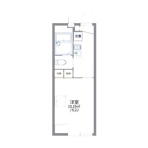 レオパレス本町公園の間取り図