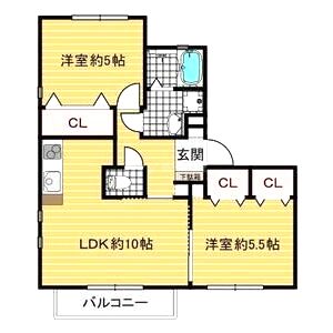 サニーコート院殿の間取り図