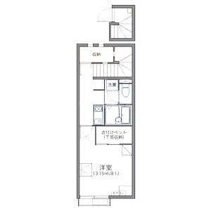 レオネクストセントラルささ山の間取り図