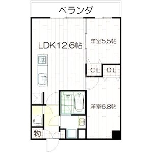 オリエンテムの間取り図