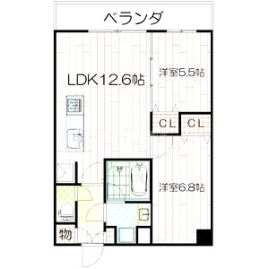 オリエンテムの間取り図