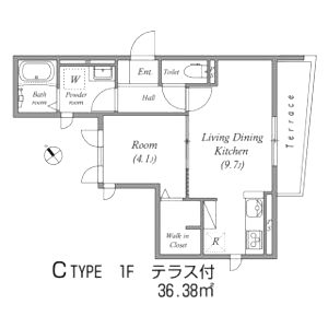 シリウス千里中央の間取り図