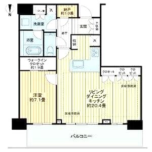 グランドメゾン新梅田タワー ザ・クラブレジデンスの間取り図