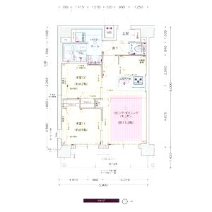 プレサンスTHE KYOTO 華苑の間取り図