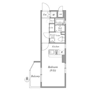Gramercy Nipponbashiの間取り図