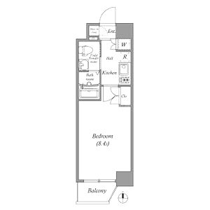 Gramercy Nipponbashiの間取り図