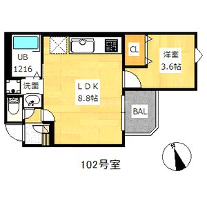 REGALEST CBの間取り図