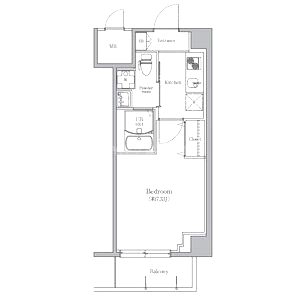 エルプレイス千里中央の間取り図