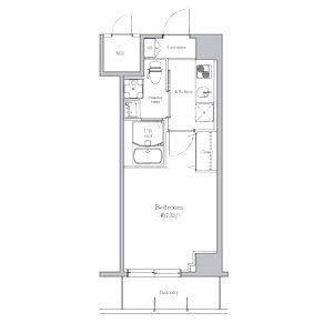エルプレイス千里中央の間取り図