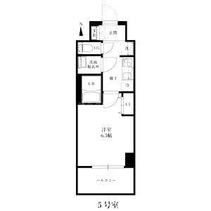 アルティザ江坂の間取り図