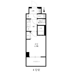 アルティザ江坂の間取り図