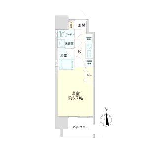 ファーストフィオーレ江坂ウエストの間取り図