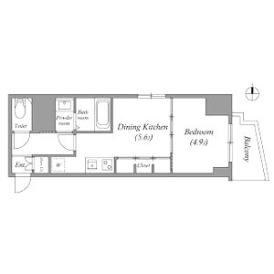 プライムアーバン松屋町の間取り図