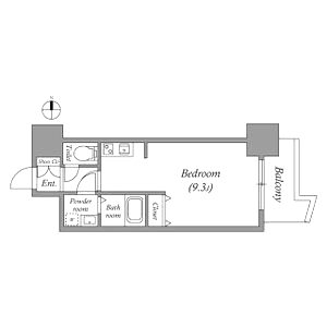 プライムアーバン松屋町の間取り図