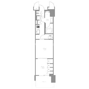 ブランズ北堀江 プレイスの間取り図