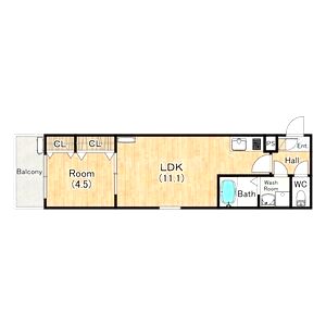 ジーメゾン向島シェルールの間取り図