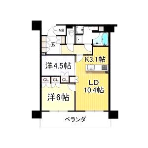 ザ・ファインタワー梅田豊崎の間取り図
