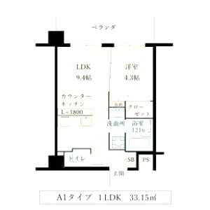 LANI TOYONAKAの間取り図