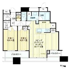 シティタワー梅田東の間取り図
