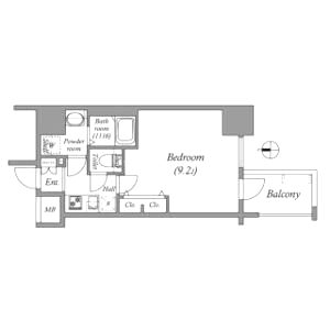 メインステージ心斎橋EASTの間取り図