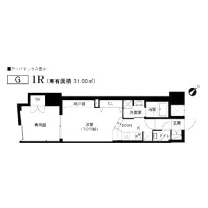 アーバネックス豊中の間取り図