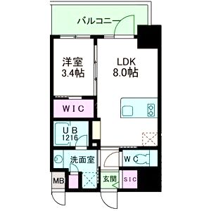 SOFIA住吉大社の間取り図