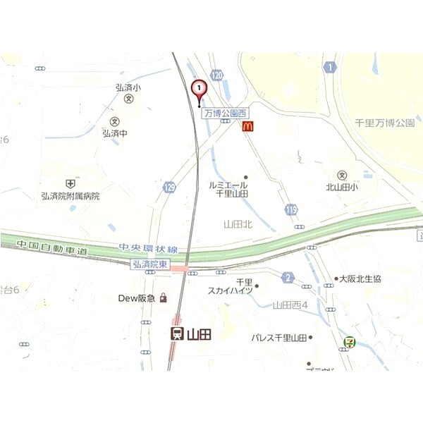 プレアデス千里山田の外観2枚目