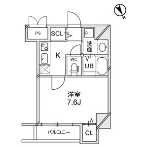 プレアデス千里山田の間取り図