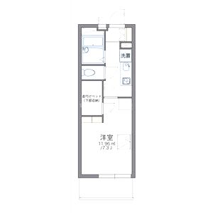 レオパレスブレッシングIIの間取り図