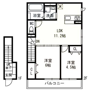 D’sフォレストIIの間取り図