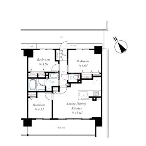 プレサンスロジェ京都西大路の間取り図
