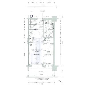 プレサンスロジェ京都西大路の間取り図