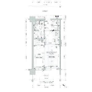 プレサンスロジェ京都西大路の間取り図