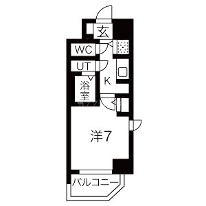 W-STYLE大阪駅前の間取り図