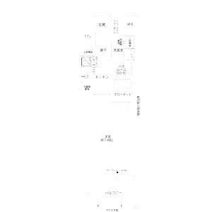 レジデンス塚本クラージュの間取り図