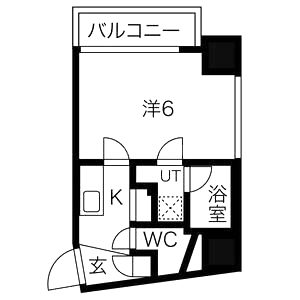 Luce Shinfukushimaの間取り図