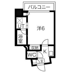 Luce Shinfukushimaの間取り図