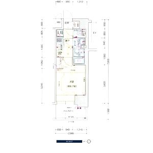 プレサンス 梅田北 ディアの間取り図