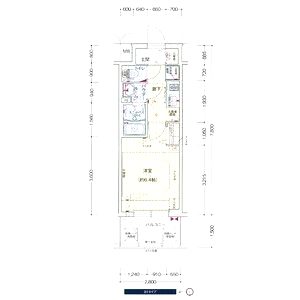プレサンス 梅田北 ディアの間取り図