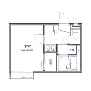 レオパレスカサブランカIIの間取り図