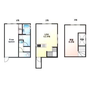 Court and Roji福IIの間取り図