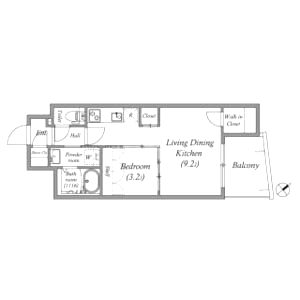 SERENiTE福島sceltoの間取り図